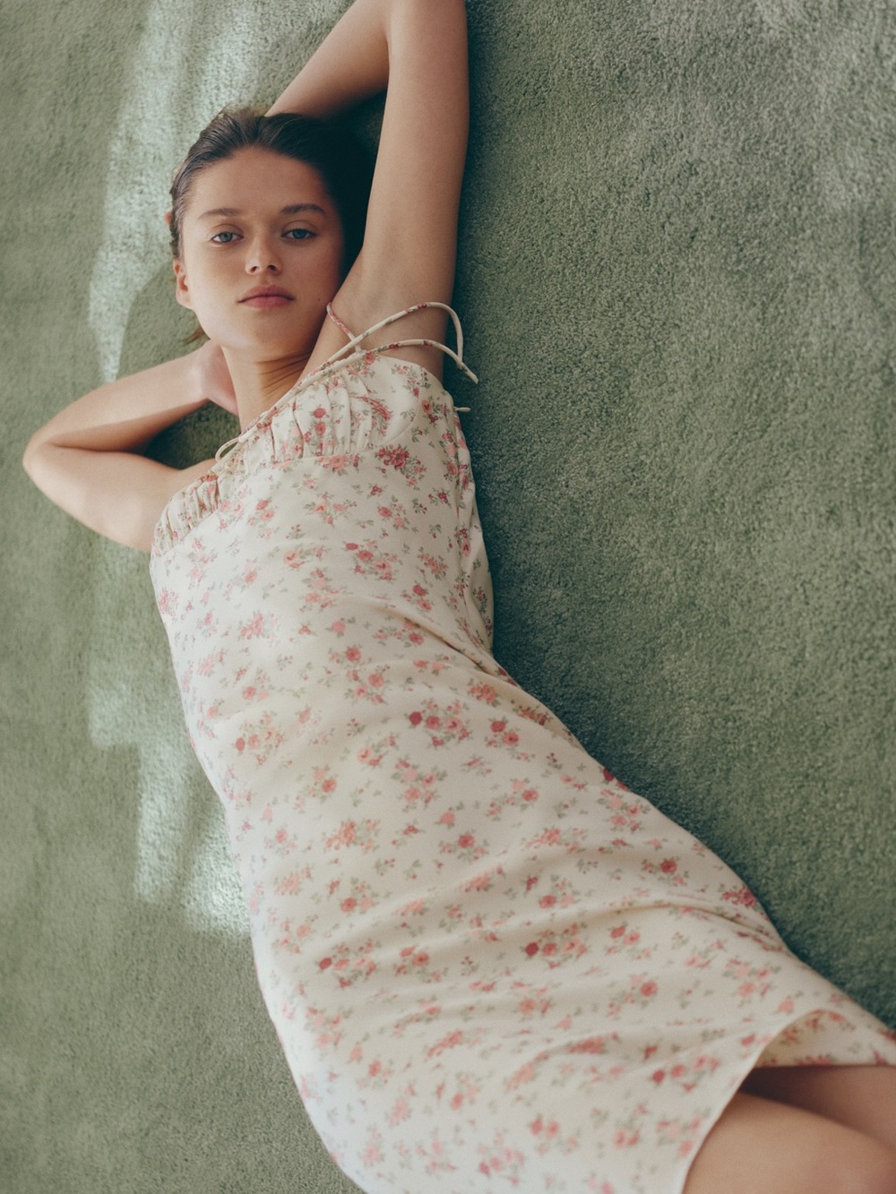 H&M strappy dress - slip dress - out of stock- Size M - 
NWT- floral 💐